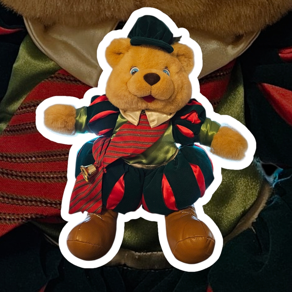 Vintage 1993 Kmart Jingle Merry Teddies The Merry Gifts of Christmas Squire Bear